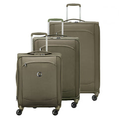 Set Of Three 4W SOFT SIDE LUGGAGE TROLLEY