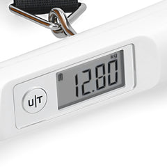 White Battery Free Luggage Scale