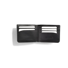 Luster Black Bi-FOLD Premium Leather Wallet