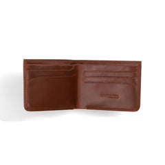 Cognac Brown Bi-FOLD Premium Leather Wallet