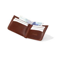Cognac Brown Bi-FOLD Premium Leather Wallet