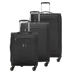 Set Of Three 4W SOFT SIDE LUGGAGE TROLLEY
