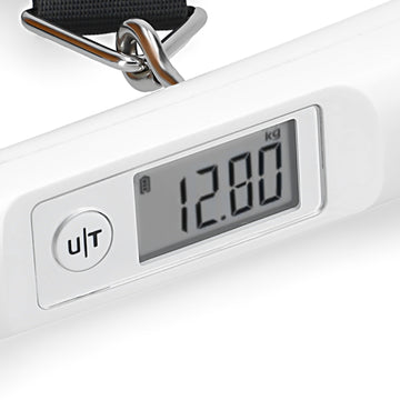 White Battery Free Luggage Scale