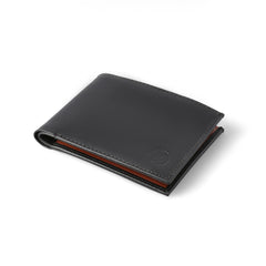 Luster Black (SWAY) Bi-Fold Premium Leather Wallet