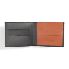 Luster Black (SWAY) Bi-Fold Premium Leather Wallet