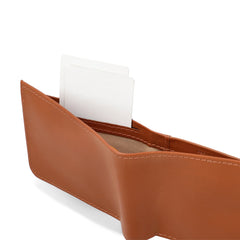 Tan Brown Bi-FOLD Premium Leather Wallet