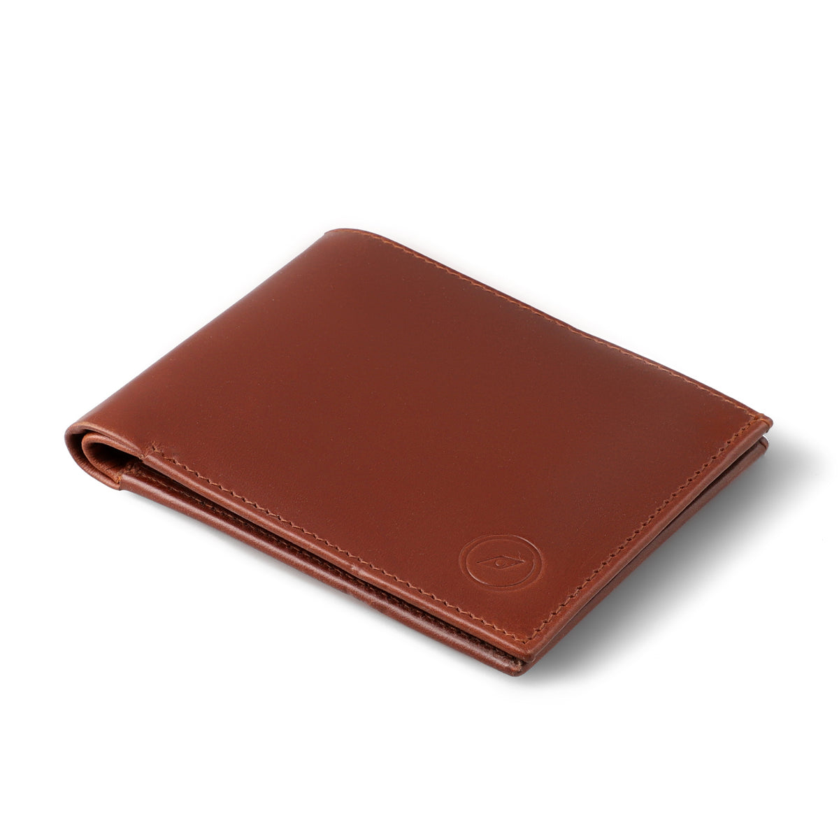 Cognac Brown (SWAY) Bi-Fold Premium Leather Wallet