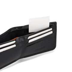 Luster Black Bi-FOLD Premium Leather Wallet