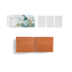Tan Brown (SWAY) Bi-Fold Premium Leather Wallet