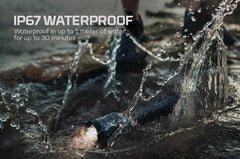 DAVINCI 8000 Lumen Handheld Rechargeable Flashlight & Power Bank