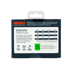 EINSTEIN FLEX 1000 Lumen Rechargeable Headlamp