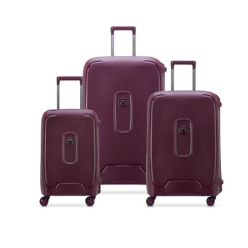 Set Of Three 4W HARD SIDE LUGGAGE TROLLEY