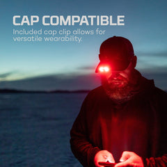 MYCRO 500+ USB-C Rechargeable Headlamp and Cap Light