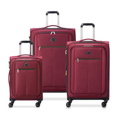 Set Of Three 4W SOFT SIDE LUGGAGE TROLLEY